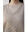 MESH VEST SET LAYERED KNIT OP