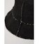 CUT OFF DENIM BUCKET HAT