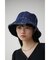 CUT OFF DENIM BUCKET HAT