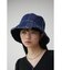 CUT OFF DENIM BUCKET HAT