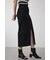 HIGH WAIST SLIT DENIM SKⅢ