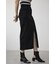 HIGH WAIST SLIT DENIM SKⅢ