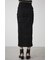 HIGH WAIST SLIT DENIM SKⅢ
