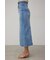 HIGH WAIST SLIT DENIM SKⅢ