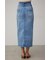 HIGH WAIST SLIT DENIM SKⅢ