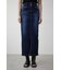 HIGH WAIST SLIT DENIM SKⅢ