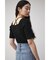 STRING DESIGN KNIT TOPS