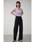 STRING DESIGN KNIT TOPS