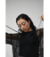 PATTERN MESH PULLOVER