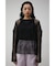 PATTERN MESH PULLOVER