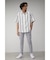 MULTI STRIPE CREPE WEAVE SHIRT