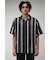 MULTI STRIPE CREPE WEAVE SHIRT