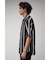 MULTI STRIPE CREPE WEAVE SHIRT