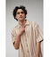 MULTI STRIPE CREPE WEAVE SHIRT