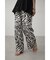 CENTER SEAM ZEBRA PANTS