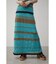 MULTI BORDER MESH KNIT SKIRT