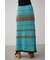 MULTI BORDER MESH KNIT SKIRT