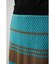 MULTI BORDER MESH KNIT SKIRT