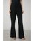 JACQUARD RIB FLARE PANTS