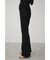 JACQUARD RIB FLARE PANTS
