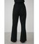 JACQUARD RIB FLARE PANTS