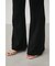 JACQUARD RIB FLARE PANTS