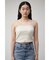A／B DOUBLE STRAP TUBE TOP