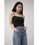 A／B DOUBLE STRAP TUBE TOP