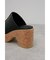 CENTER SEAM CORK WEDGE SANDALS