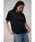 ソリッドテクスチャボクシーTシャツ