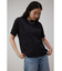 ソリッドテクスチャボクシーTシャツ