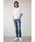 AZUL DENIM ヘムダメージスキニー