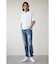 AZUL DENIM ヘムダメージスキニー