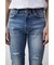 AZUL DENIM ヘムダメージスキニー