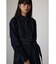 ステッチデザインデニムロングシャツワンピース