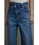 AZUL DENIM／ハイウエストオーバーラップデニム