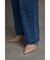 AZUL DENIM／ハイウエストオーバーラップデニム