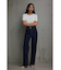 AZUL DENIM／ハイウエストオーバーラップデニム