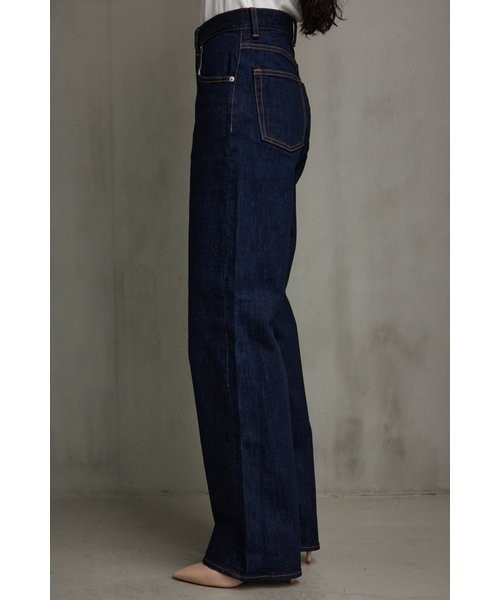 AZUL DENIM ハイウエストオーバーラップデニム BLU S ストレッチ AZUL DENIM オーバーラップデニム｜WOMEN｜250HAS11-089K｜AZUL