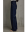 AZUL DENIM／ハイウエストオーバーラップデニム