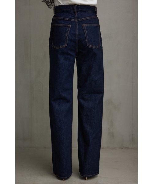 AZUL DENIM／ハイウエストオーバーラップデニム｜アズールバイ