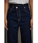 AZUL DENIM／ハイウエストオーバーラップデニム