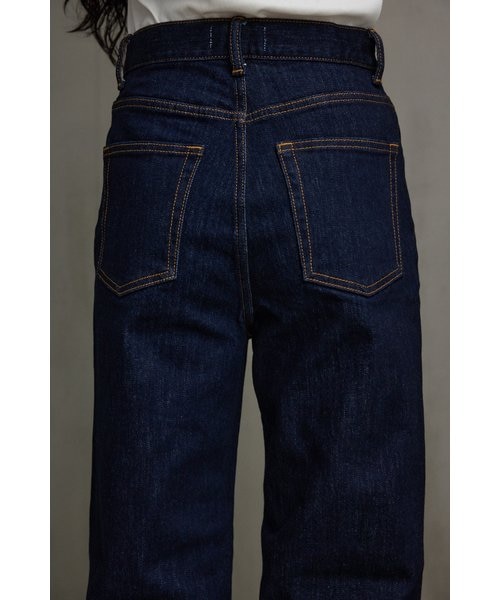 AZUL DENIM／ハイウエストオーバーラップデニム｜アズールバイ