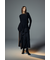 【PLUS】アシンメトリードレープニット