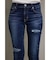 AZUL DENIM リペアスキニーデニム
