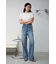 AZUL DENIM ハイウエストワイドデニム