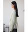 ラッフルレイヤード長袖ニットトップス
