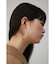 ニュアンスカーブビッグフープピアス