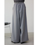 ソフトタッチギャザーワイドパンツ