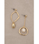アシンメトリーパールピアス